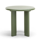Terren 50cm Round Side Table - Olive Green Table Eastern-Local