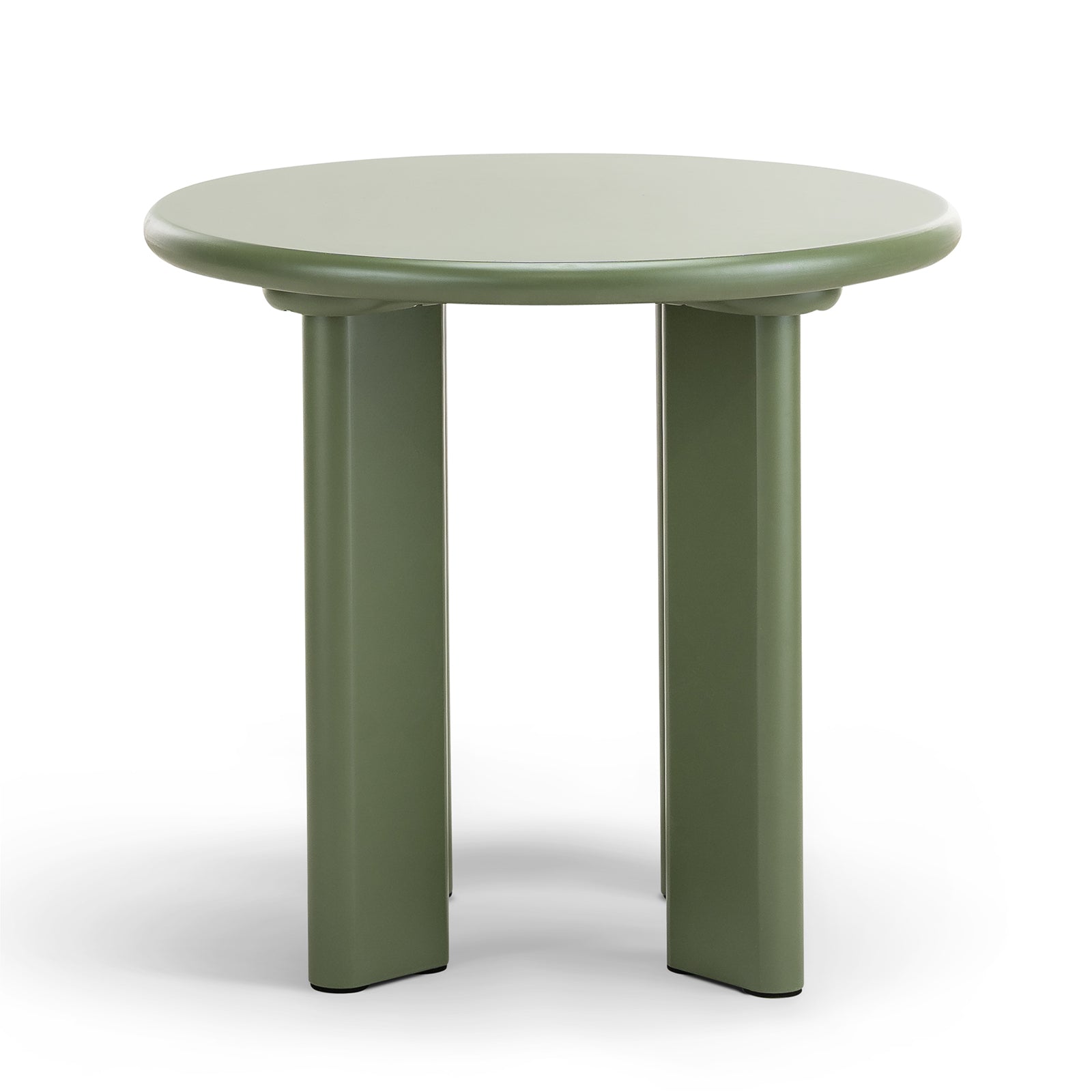 Terren 50cm Round Side Table - Olive Green Table Eastern-Local