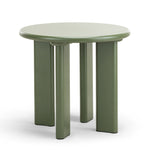 Terren 50cm Round Side Table - Olive Green Table Eastern-Local