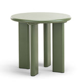 Terren 50cm Round Side Table - Olive Green Table Eastern-Local