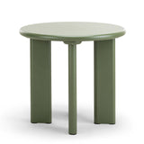 Terren 50cm Round Side Table - Olive Green Table Eastern-Local