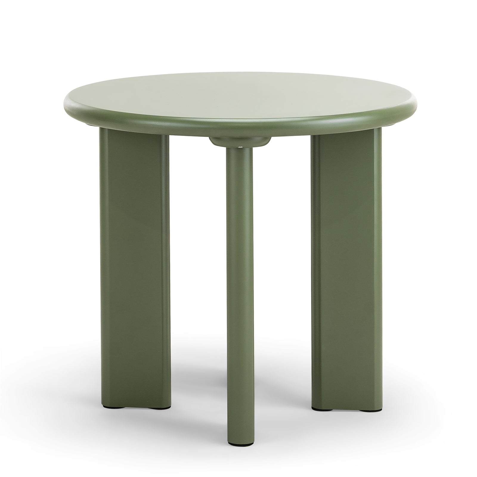 Terren 50cm Round Side Table - Olive Green Table Eastern-Local