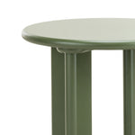 Terren 50cm Round Side Table - Olive Green Table Eastern-Local
