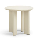 Terren 50cm Round Side Table - Ecru Putty Table Eastern-Local