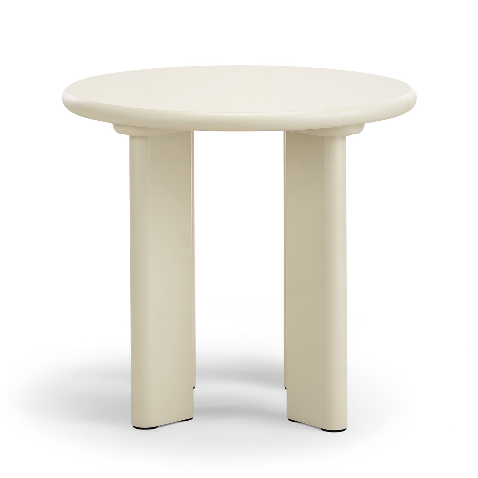 Terren 50cm Round Side Table - Ecru Putty Table Eastern-Local