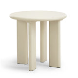Terren 50cm Round Side Table - Ecru Putty Table Eastern-Local