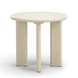 Terren 50cm Round Side Table - Ecru Putty Table Eastern-Local