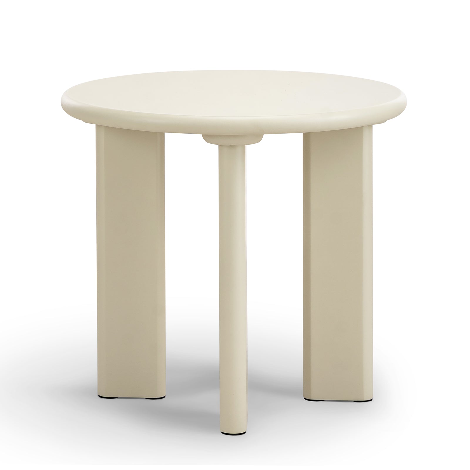 Terren 50cm Round Side Table - Ecru Putty Table Eastern-Local