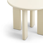Terren 50cm Round Side Table - Ecru Putty Table Eastern-Local