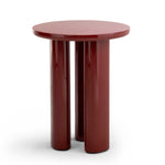 Merova 39cm Side Table - Merlot Red Side Table Eastern-Local