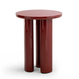 Merova 39cm Side Table - Merlot Red Side Table Eastern-Local