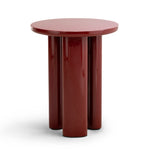 Merova 39cm Side Table - Merlot Red Side Table Eastern-Local