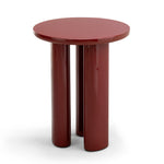Merova 39cm Side Table - Merlot Red Side Table Eastern-Local