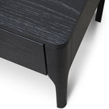 Ex Display - Allison Wooden Bedside Table - Black Bedside Table Century-Core   