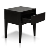 Ex Display - Penley Bedside Table - Black Oak Bedside Table Century-Core   