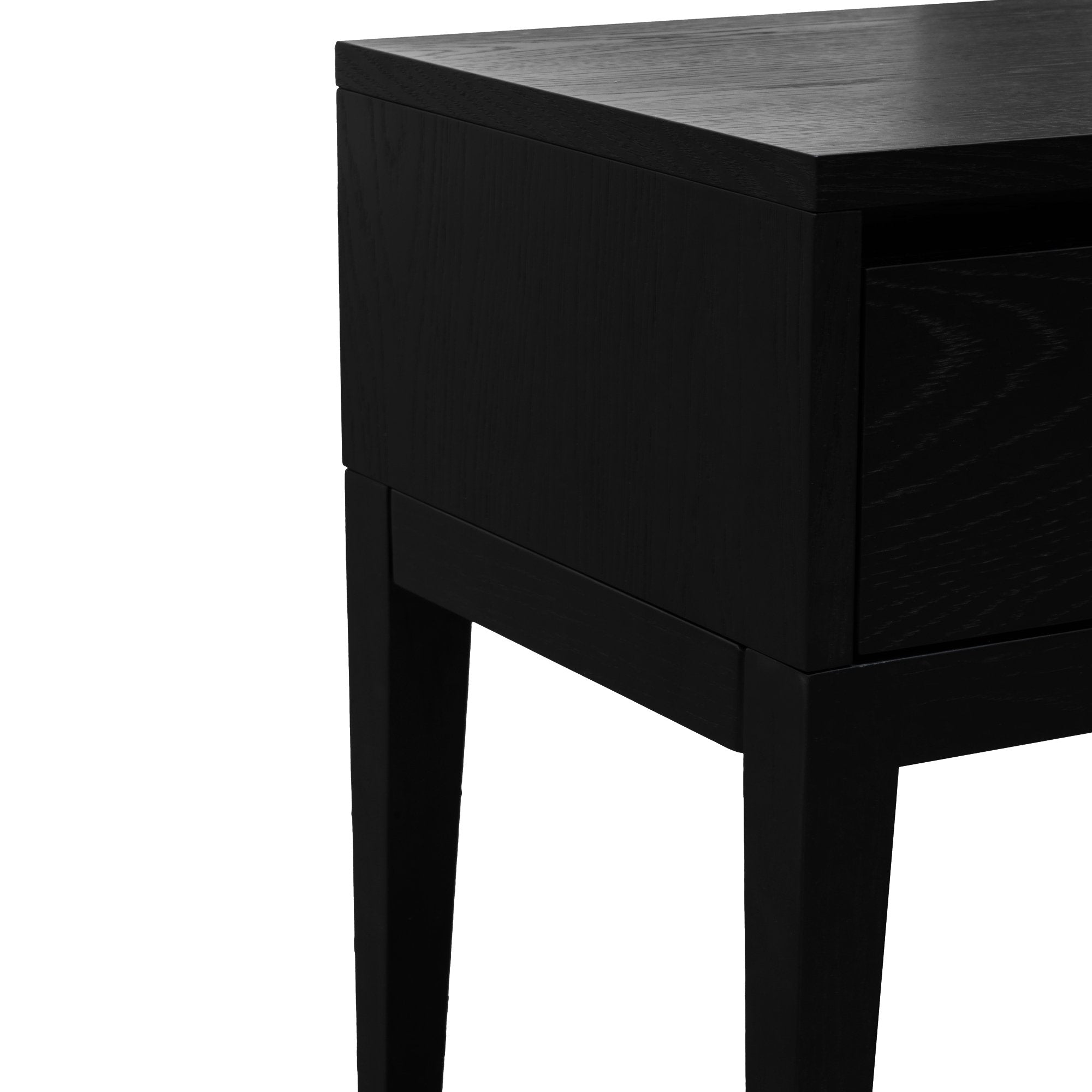 Ex Display - Penley Bedside Table - Black Oak Bedside Table Century-Core   