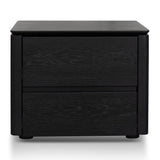 Ex Display - Norris Bedside Table - Black Oak Veneer Bedside Table Century-Core