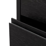 Ex Display - Norris Bedside Table - Black Oak Veneer Bedside Table Century-Core