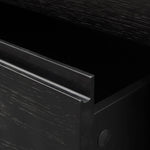 Ex Display - Norris Bedside Table - Black Oak Veneer Bedside Table Century-Core