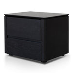 Ex Display - Norris Bedside Table - Black Oak Veneer Bedside Table Century-Core