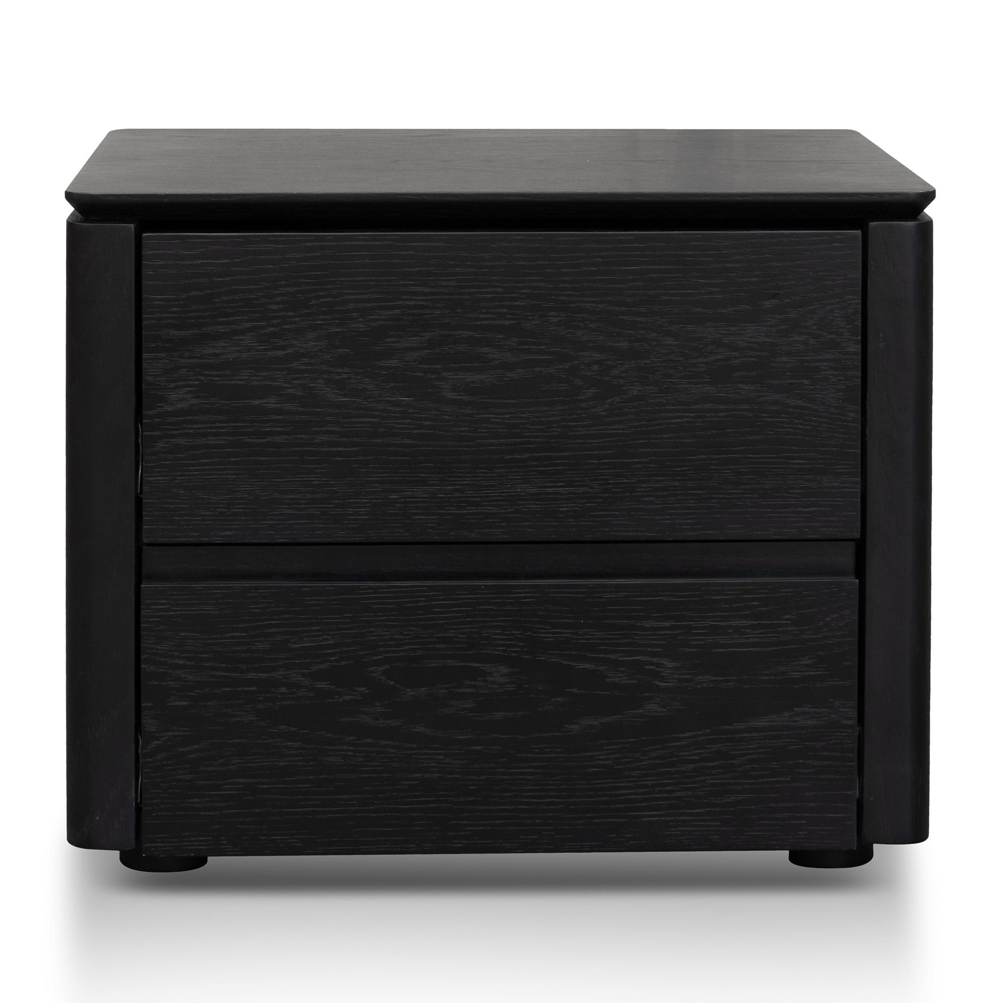 Ex Display - Norris Bedside Table - Black Oak Veneer Bedside Table Century-Core