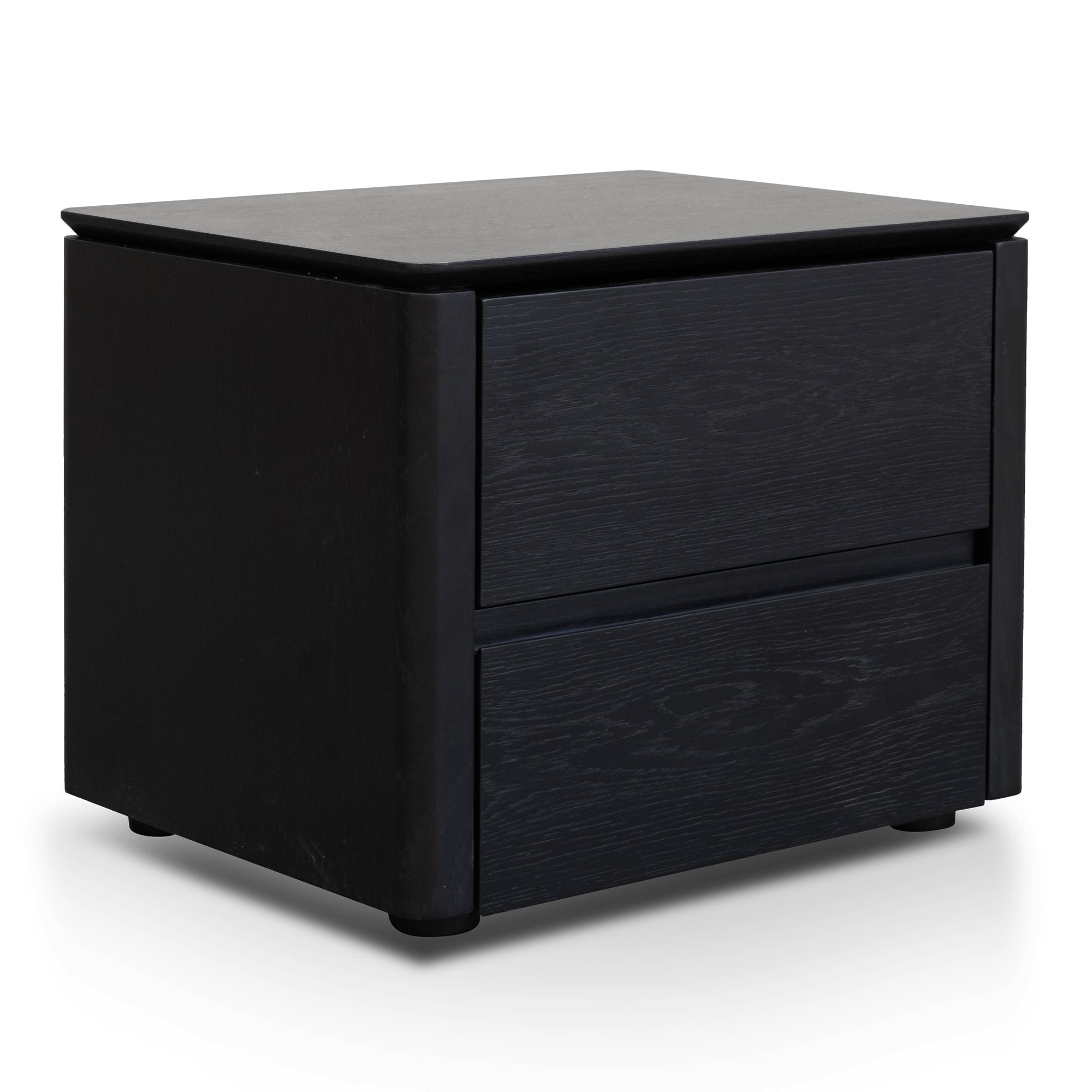 Ex Display - Norris Bedside Table - Black Oak Veneer Bedside Table Century-Core