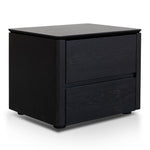 Ex Display - Norris Bedside Table - Black Oak Veneer Bedside Table Century-Core