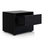Ex Display - Norris Bedside Table - Black Oak Veneer Bedside Table Century-Core