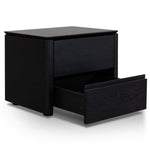 Ex Display - Norris Bedside Table - Black Oak Veneer Bedside Table Century-Core