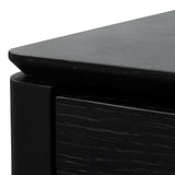 Ex Display - Norris Bedside Table - Black Oak Veneer Bedside Table Century-Core