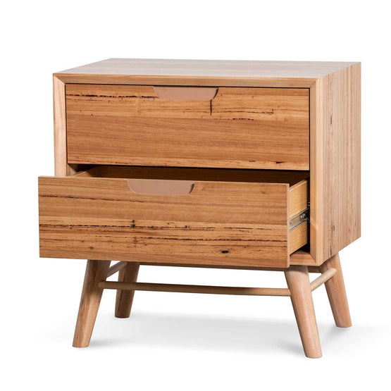 Ex Display - Hetty Bedside Table - Wormy Chestnut Bedside Table AU Wood-Core   