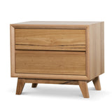 Ex Display - Jevan Bedside Table - Messmate Bedside Table AU Wood-Core   