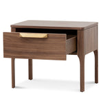 Allison Wooden Bedside Table - Walnut Bedside Table Century-Core
