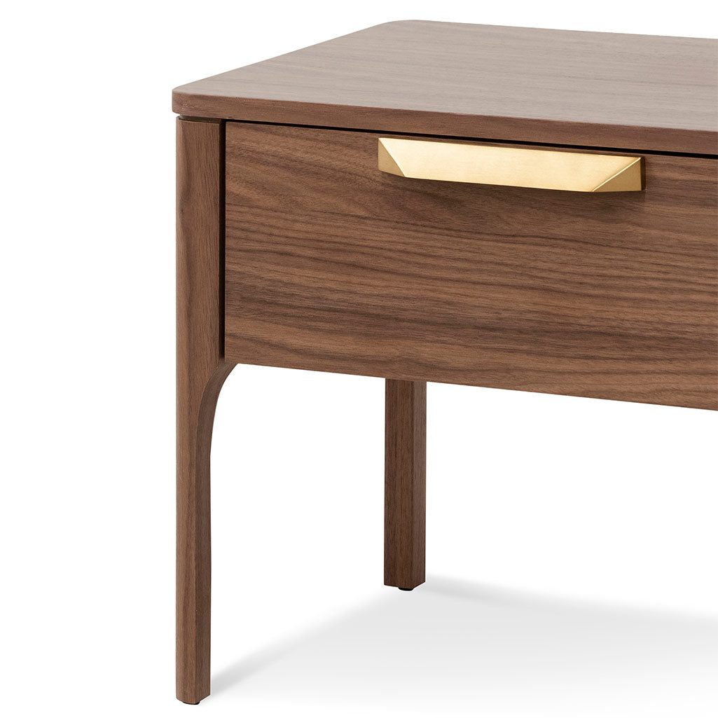 Allison Wooden Bedside Table - Walnut Bedside Table Century-Core