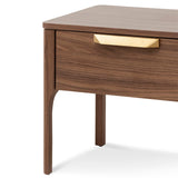 Allison Wooden Bedside Table - Walnut Bedside Table Century-Core