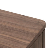 Allison Wooden Bedside Table - Walnut Bedside Table Century-Core