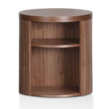 Ex Display - Honigold Round Wooden Bedside Table - Walnut Bedside Table Better B-Core