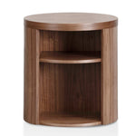 Ex Display - Honigold Round Wooden Bedside Table - Walnut Bedside Table Better B-Core