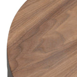 Ex Display - Honigold Round Wooden Bedside Table - Walnut Bedside Table Better B-Core