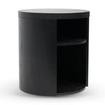 Ex Display - Honigold Round Wooden Bedside Table - Black Mountain Bedside Table Better B-Core   