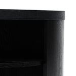 Ex Display - Honigold Round Wooden Bedside Table - Black Mountain Bedside Table Better B-Core   