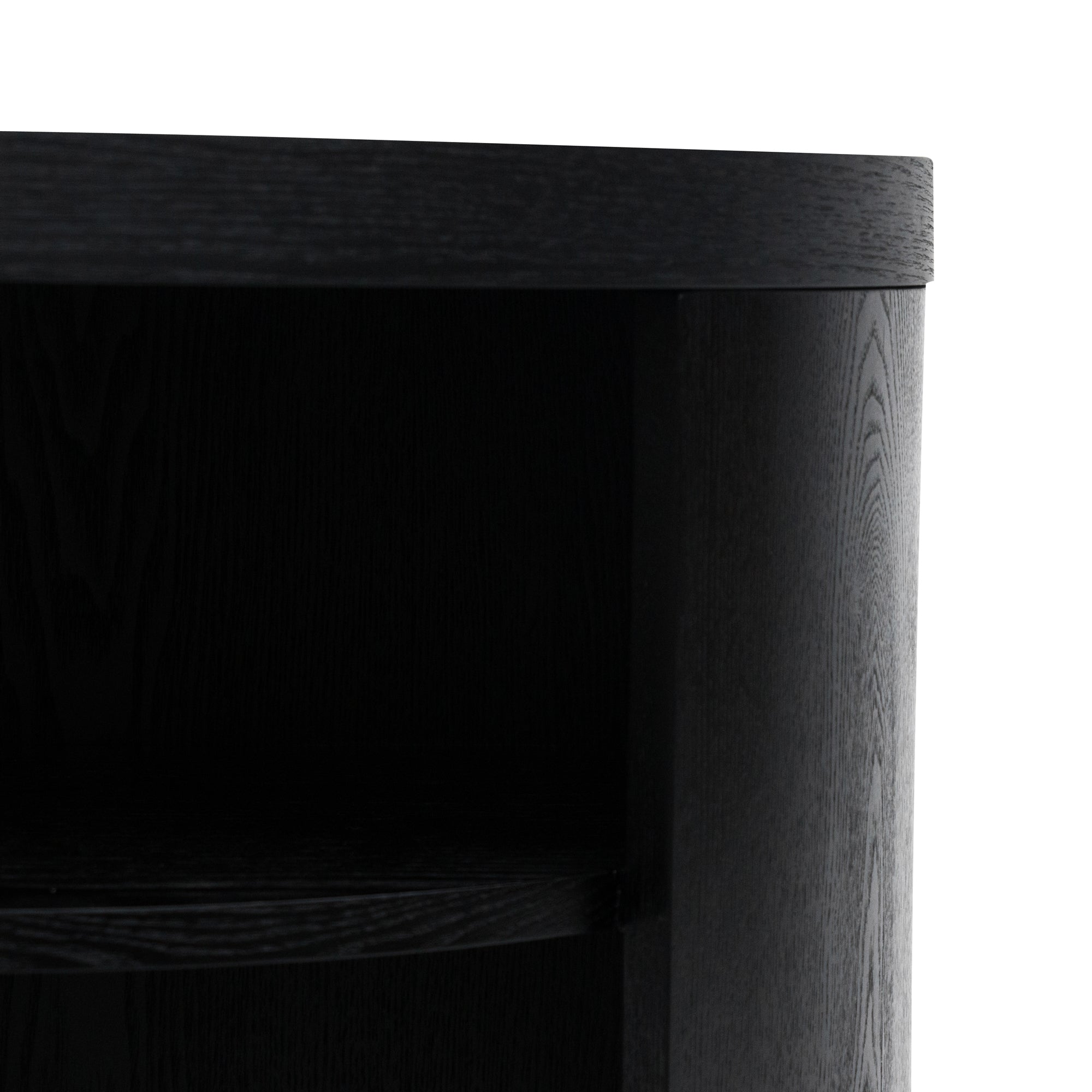 Ex Display - Honigold Round Wooden Bedside Table - Black Mountain Bedside Table Better B-Core   