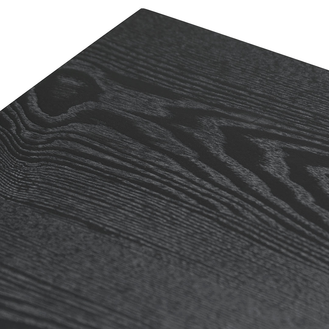 Ex Display - Evans Bedside Table - Full Black Bedside Table Drake-Core   