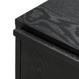 Ex Display - Evans Bedside Table - Full Black Bedside Table Drake-Core   