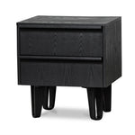 Ex Display - Evans Bedside Table - Full Black Bedside Table Drake-Core   