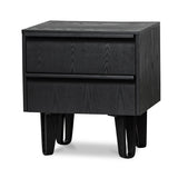 Ex Display - Evans Bedside Table - Full Black Bedside Table Drake-Core   