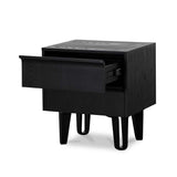 Ex Display - Evans Bedside Table - Full Black Bedside Table Drake-Core   
