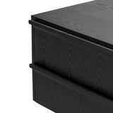 Ex Display - Evans Bedside Table - Full Black Bedside Table Drake-Core   