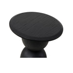 Ex Display - Gabriel Round Side Table - Full Black-V1 Side Table Nicki-Core   