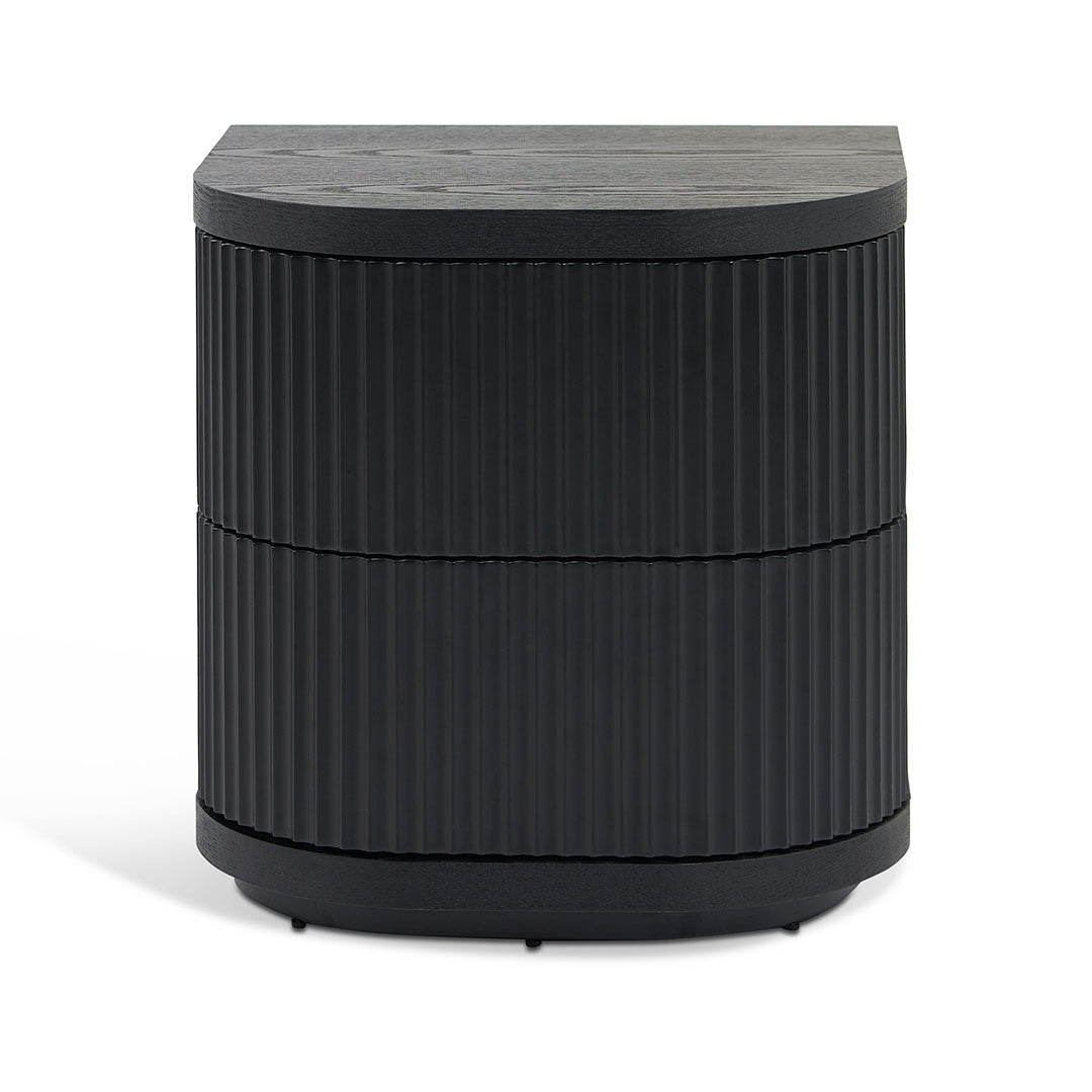 Elino Bedside Table - Full Black Bedside Table Dwood-Core